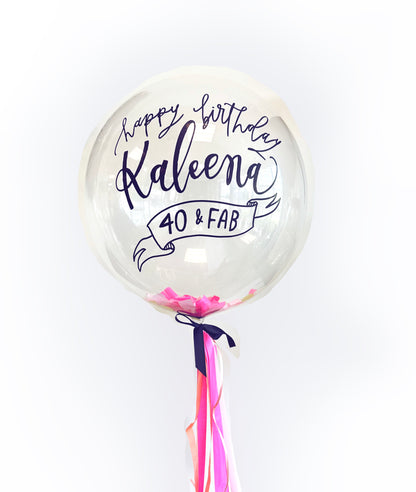 Custom Bubble Balloon